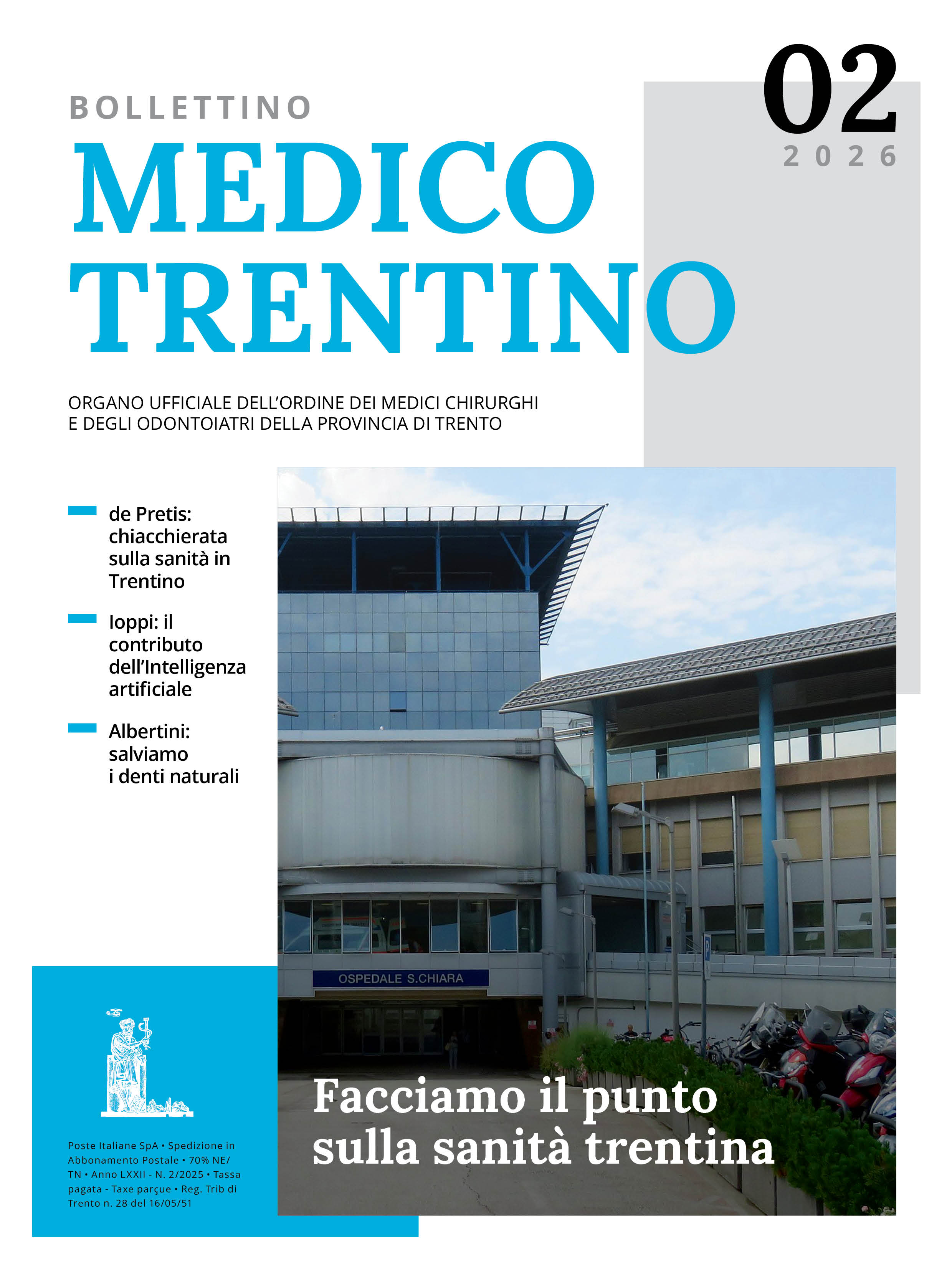 Clicca per accedere all'articolo Bollettino Medico Trentino n. 2 2026